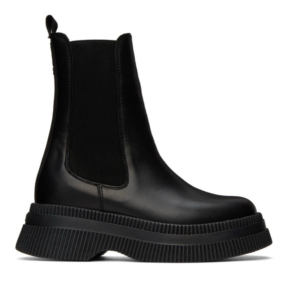 Ganni Shoes - Ganni Creepers Chelsea Boots Size 40 In Black New